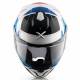 Casco Integral Axor Brutale Ryden Blanco Rojo